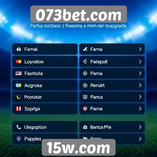 Métodos de pagamento aceitos na plataforma 073bet